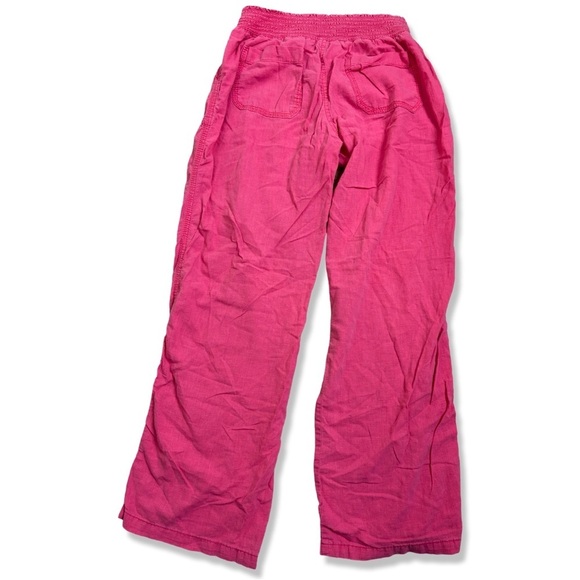 ⭐️SO Pink Straight Leg Linen Beach Pants - Picture 2 of 5